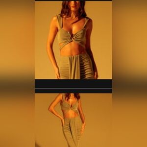 Akira Olive Green Two-Piece Set XL